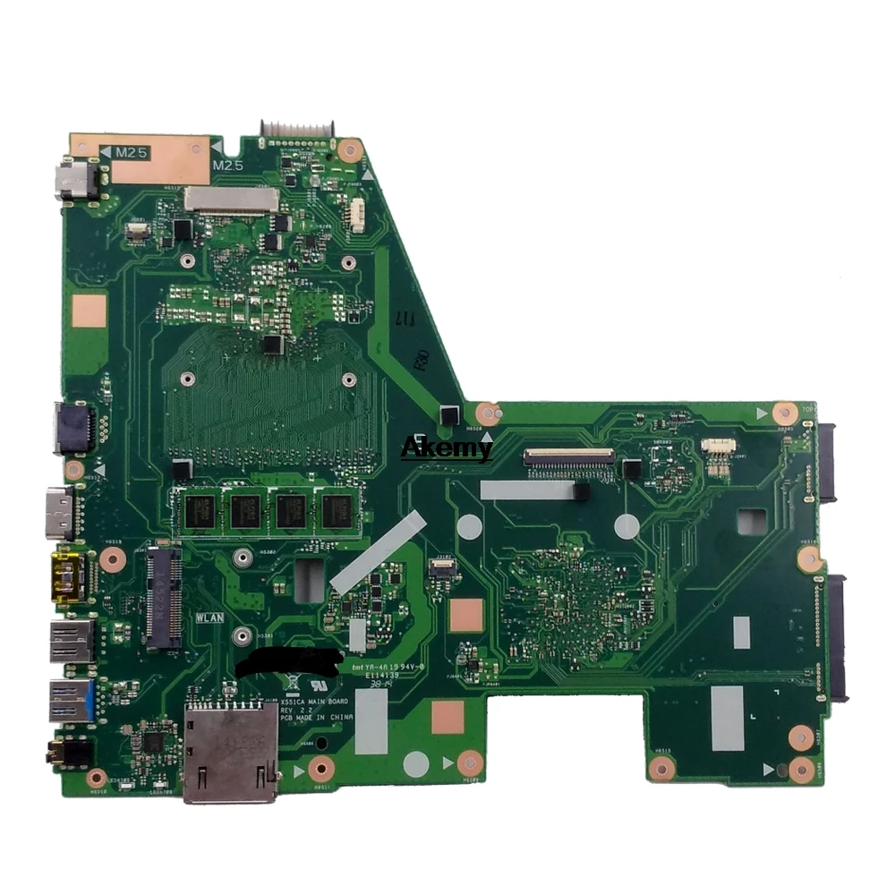 X551CA материнская плата REV2.2 I3-3217u 4 ГБ для ноутбука ASUS X551CAP X551CA F551C Материнская плата ноутбука X551CA материнская плата X551CA материнская плата