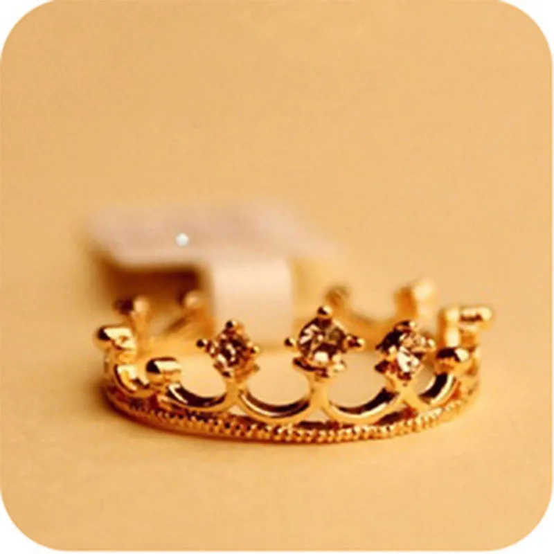 

2019 New Fashion Rings My Princess Queen Crown Ring Design Wedding Rings For Women Statement Jewelry Party Gift Wholesale WD356