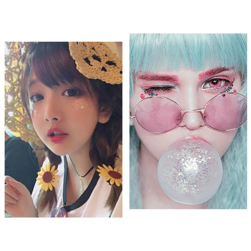 4 Color Sequin Eyeshadow Gel Long-lasting Brighten Skin Color Waterproof Glitter Luminous Eye Shadow Palette Makeup SC54