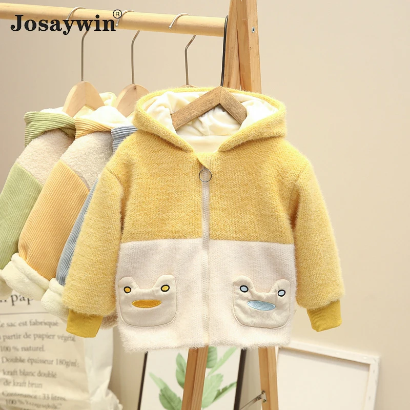 

Winter Children Jacket Coat Girls Baby Kids Wool Thicken Warm Autumn Parka Cartoon l Fleece Fluffy Faux Fur Coat Boys Outerwear