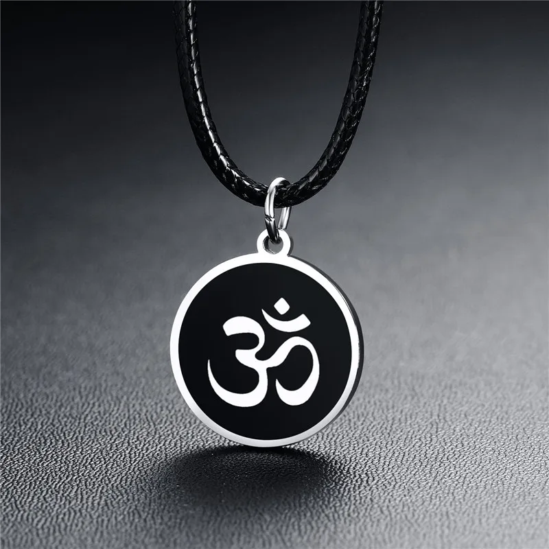 LETAPI 2021 новый модный серебряный цвет нержавеющая сталь AUM OM Ohm индуизм буддийский