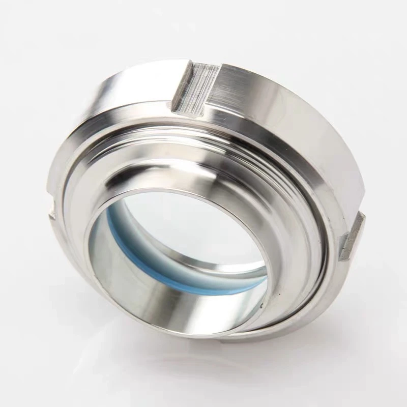 1pcs 25mm-108mm Sanitary Sight Glass Diopter Stainless Steel SS304 Circular Viewing Sight Glass oil level sight glass