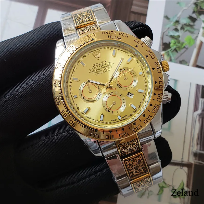 

rolex- Luxury Brand quartz women Watches Quartz Watch Stainless Steel Strap wristwatch classic business dress men watch 3960