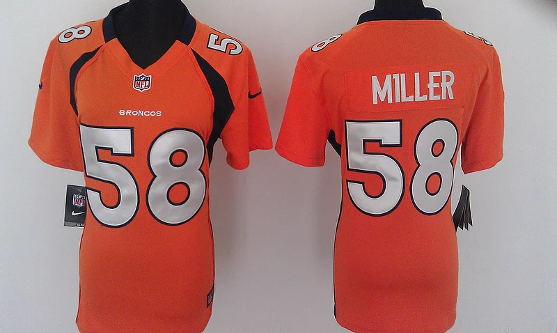 Stitiched, Denver Von Miller для мужчин женщин Молодежная Футболка - Цвет: Темно-серый