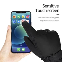 Copozz adulte chaud hiver gants de Ski imperméable 3M Thinsulate Snowboard gants thermique moto cyclisme gants hommes femmes 4