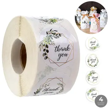 

Greenery Frames Thank You Stickers Seal labels for Package Decoration Party Wedding Home Decoration 4 designs