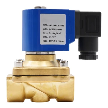 

SMS Series Large Diameter Direct Acting Normally Closed Solenoid Valve,G3/8" to G2" Brass Water Air Valves,AC24V 110V 220V DC24V