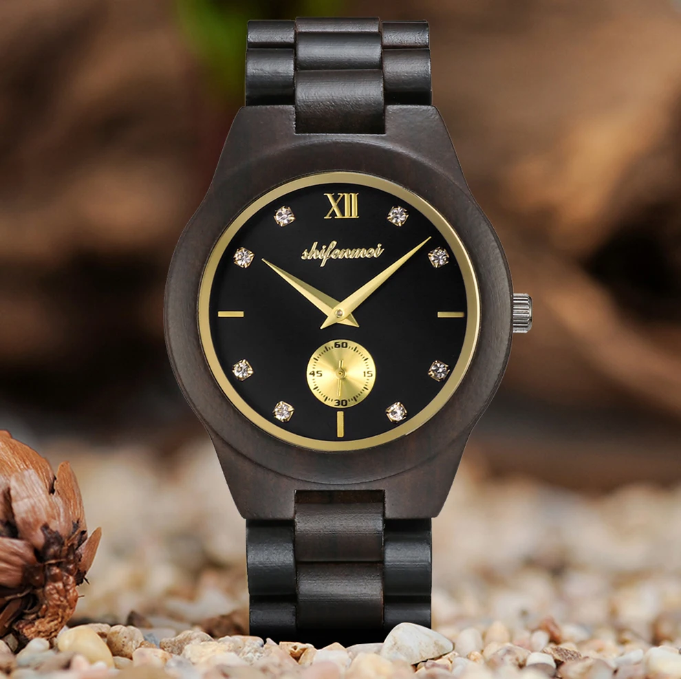 Shifenmei Watches Women Fashion Watch Wood Watches Woman Top Luxury Brand Quartz Wristwatch Ladies Clock relogio feminino