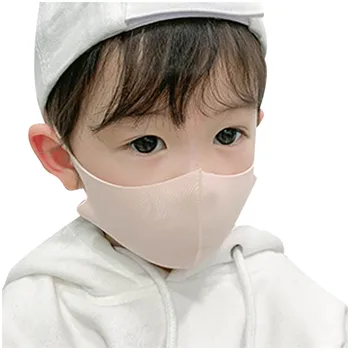 

5cp Unisex Children Face Mask Washable Solid Mouth Mask Dust Proof Ultraviolet Pollution Washable Masker Unisex For Woman Man