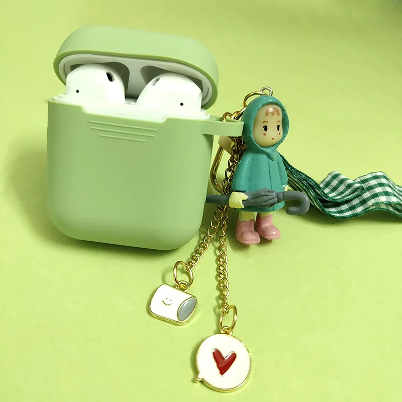 Япония роскошный мультфильм луна кулон для девочек для Apple Airpods силиконовый чехол Аксессуары для наушников Наушники Чехлы Защитные