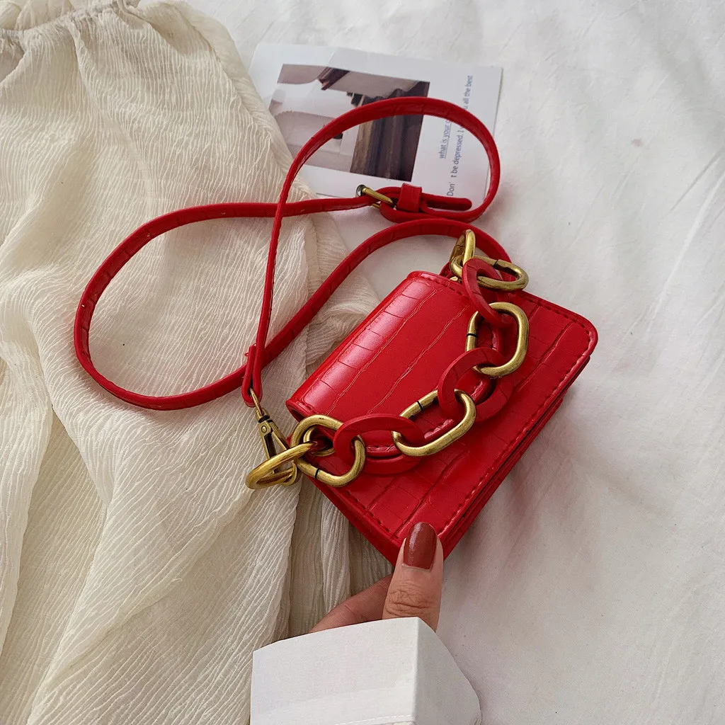 35# Европейская повседневная женская сумка на плечо, модная женская сумка через плечо, большая сумка на плечо с цепочкой, сумка для телефона, женская сумка