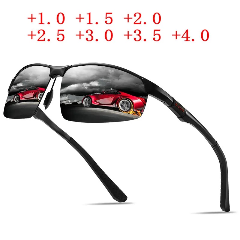 2020 New Aluminum Magnesium Reading Sun Glasses Women Men Presbyopia