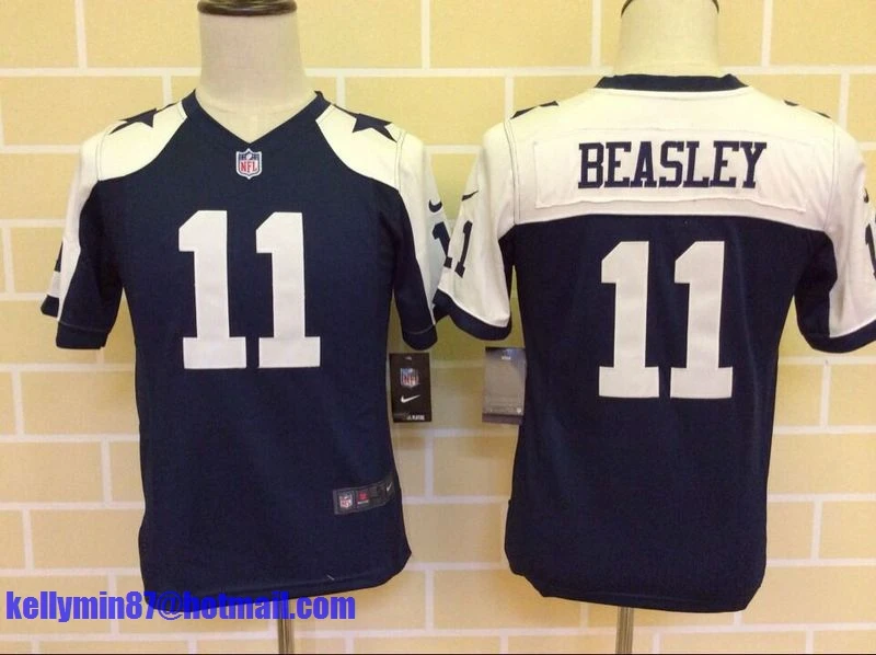 Stitiched, Dallas s, Tony Romo, Emmitt Smith, Cole besley, Sean Lee, Jason Witten, Ezekiel Elliott, для молодежи, детский трикотаж - Цвет: Серебристый