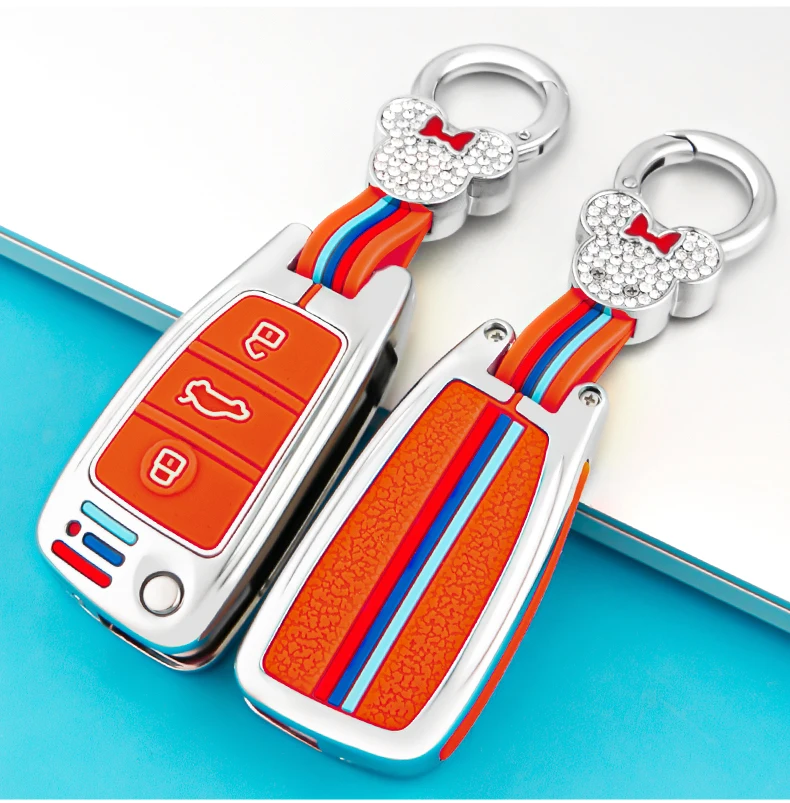 Custodia/cover per Chiave/telecomando Per Audi A3 A4 A5 C5 C6 8L 8P B6 B7 B8 C6 RS3 Q3 Q7 TT 8L 8V S3 portachiavi accessori auto 17 Custodia/cover per Chiave/telecomando Per Audi A3 A4 A5 C5 C6 8L 8P B6 B7 B8 C6 RS3 Q3 Q7 TT 8L 8V S3 portachiavi accessori auto - Hbb6dc20978eb4802b6a872816906e738D