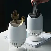 Кухонный Органайзер, полка для хранения посуды, съемная полая сушилка для сушки посуды, держатель для палочек для еды, ложка, вилка, нож