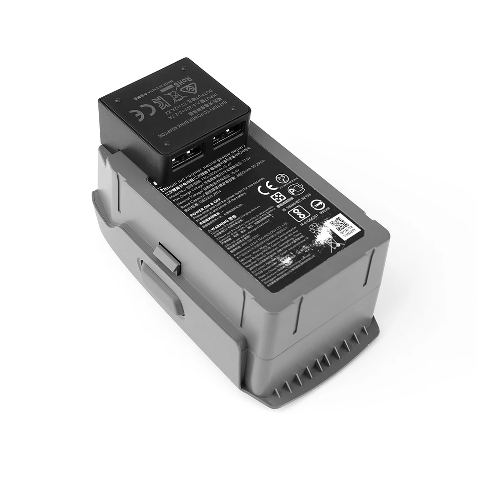 

37 * 34 * 19mm Battery to Power Bank Adapter Dual Output Port 5V/2A for DJI Mavic 2 Pro Mavic Zoom RC Quadcopter