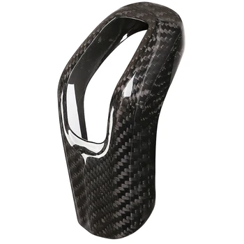 

Car Carbon Fiber Gear Shift Knob Cover Trim for Land Rover Range Rover Sport 2014-2017 Car Accessories