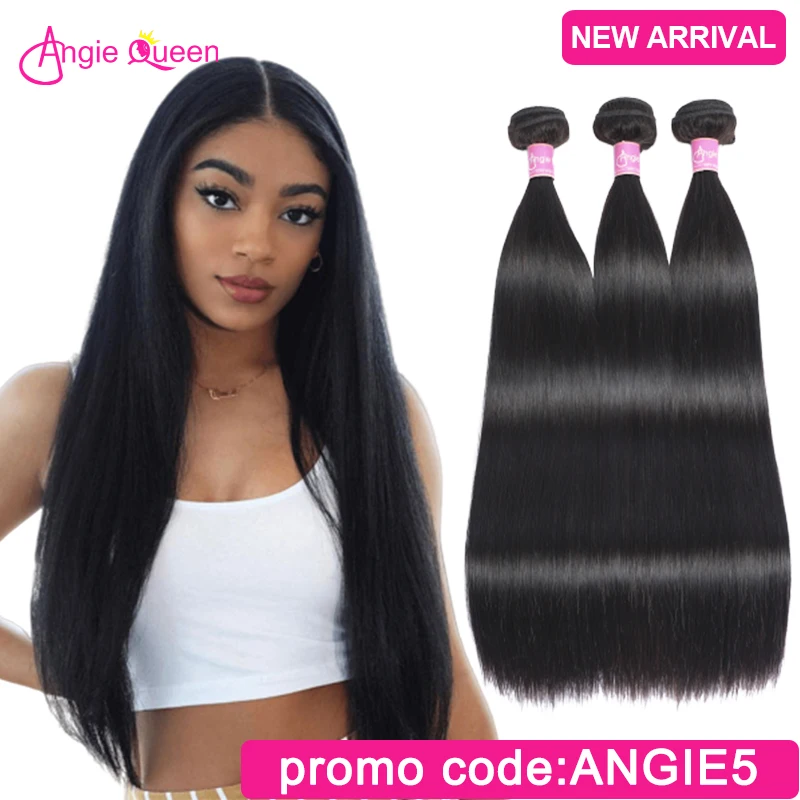 Straight Hair Bundles Indian Remy Hair Bundles Weaves 100 Human