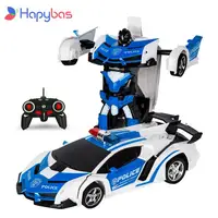 RC Car Transformation Robots Sports Vehicle Model  Robots Toys Cool Deformation Car Kids Toys  Gifts For Boys 1