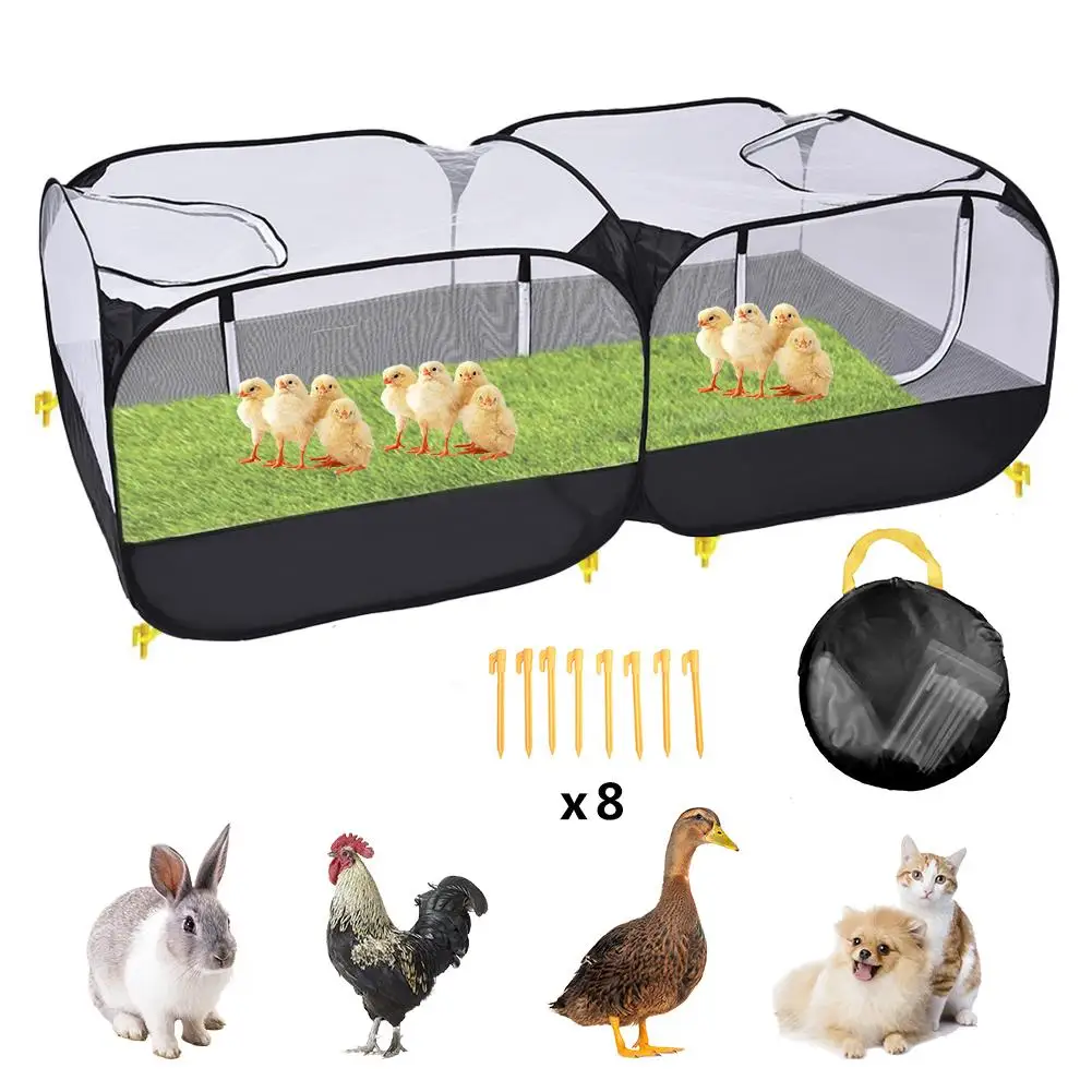 Pet Playpen Chicken Coop Rabbit Cage Portable Foldable Pet Fence Outdoor Small Animal Cage Game Playground Fence Pet Supplies Pet Playpen Chicken Coop Rabbit Cage Portable Foldable Pet Fence Outdoor Small Animal Cage Game Playground Fence Pet Supplies