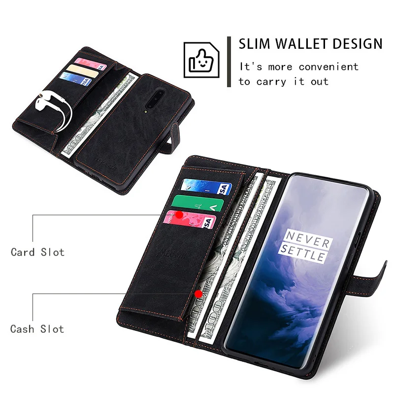 Флип-чехол с карманом для карт, кожаный чехол для телефона, кошелек, чехол со съемной магнитной задней крышкой, Пряжка для samsung S9 plus, чехол s