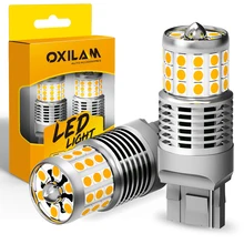 2 uds T20 7440 Canbus LED de coche libre de Error No Hyper Flash ámbar amarillo de señal de vuelta de las luces de bulbo para Toyota C-HR C HR 2018 de 2019 a 2020
