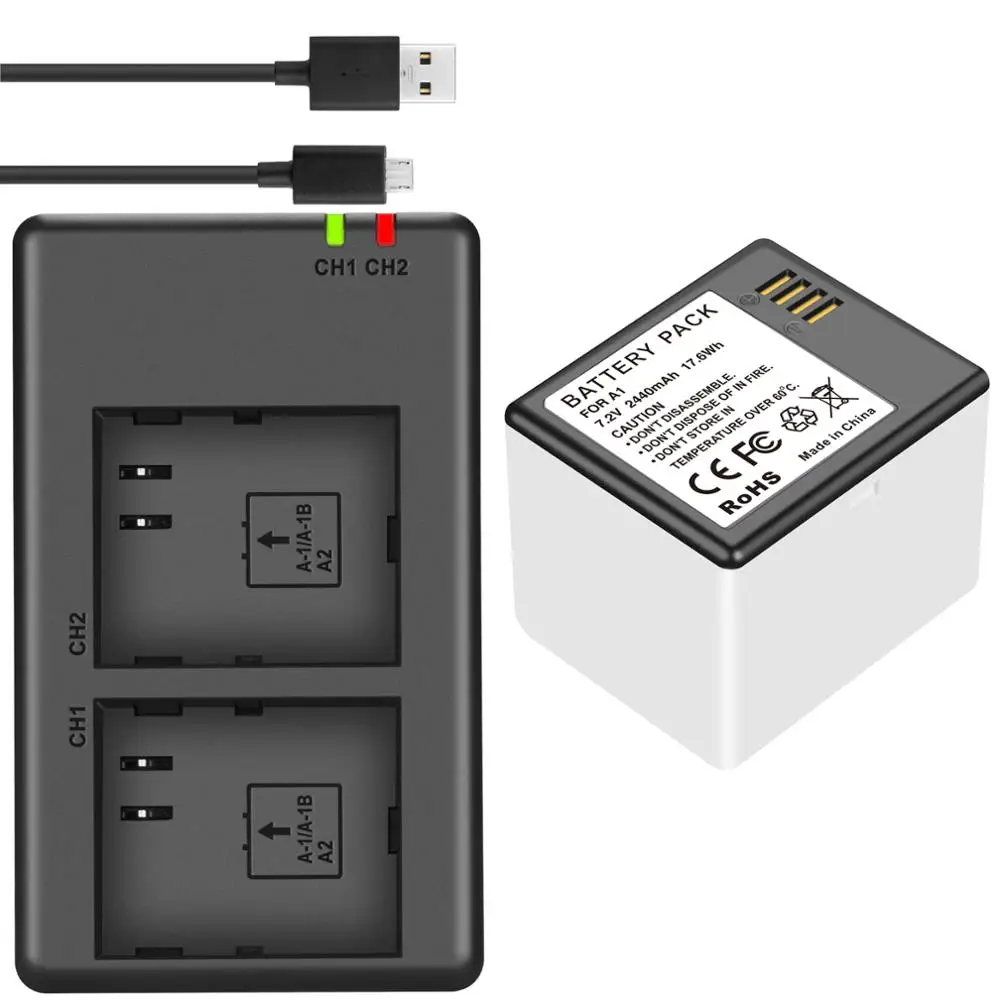 Batteria O Caricabatterie Portatile Per Luci Arlo Pro E Pro 2 E Arlo E Arlo Securit