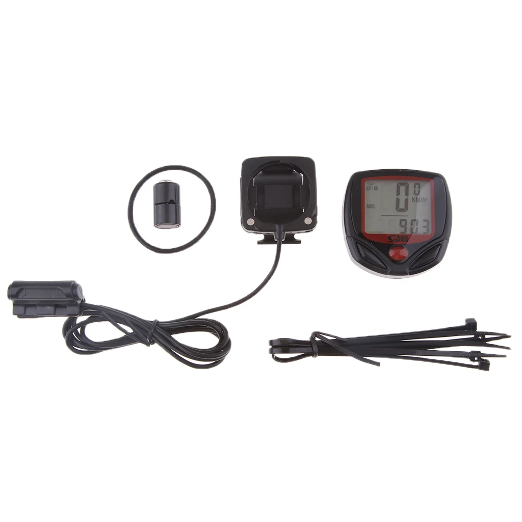 Waterproof Motorcycle Odometer Speedometer Tachometer Gauge LCD Digital Kit