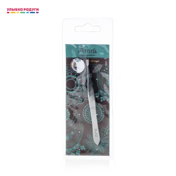 

Eyebrow Tweezers Ameli 3013089 Пинцет Ameli для бровей скошенный с волновой резьбой