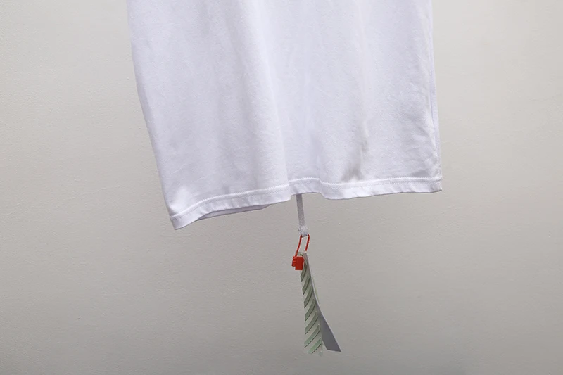 Цветы стрела 19ss Off-White OW для мужчин/женщин унисекс модные парные модели влюбленных хлопок Повседневная футболка с круглым вырезом и коротким рукавом