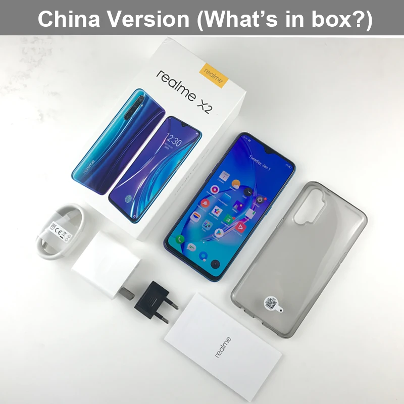 Глобальная версия CN версия realme X2 X 2 Мобильный телефон Snapdragon 730G 64MP Quad камера 6,4 ''телефон nfc VOOC 30W FastCharger
