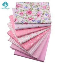 8 шт./лот, 40 см* 50 см, розовая хлопковая ткань для лоскутного шитья, кукольная ткань, платья для шитья, рукоделия, материал Telas to Patchwork