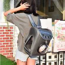 Высокое качество легкий пузырьковый дышащий космический капсула открытый мешок астронавт Перевозчик Кошка Собака pet Путешествия Рюкзак