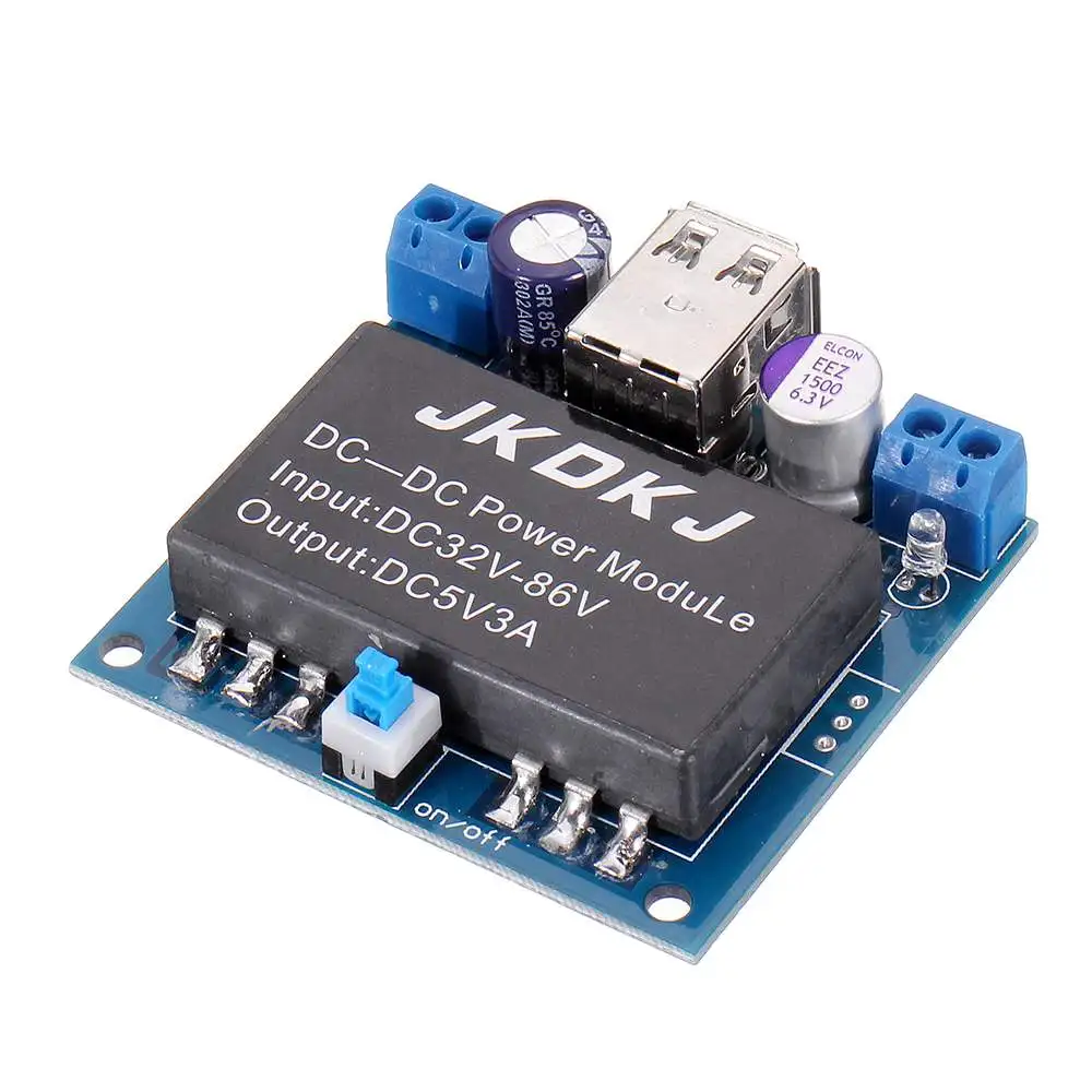 5V 3A USB DC36-86V изоляция батареи электромобиля понижающий анти-помехи Регулируемый Модуль питания