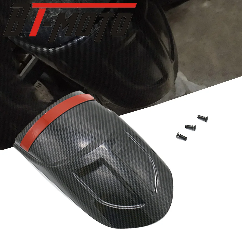 

New Carbon fiber texture Motorcycle Front Mudguard Fender Rear Extender Extension For Kawasaki Versys 1000 2012-2018 Versys 650