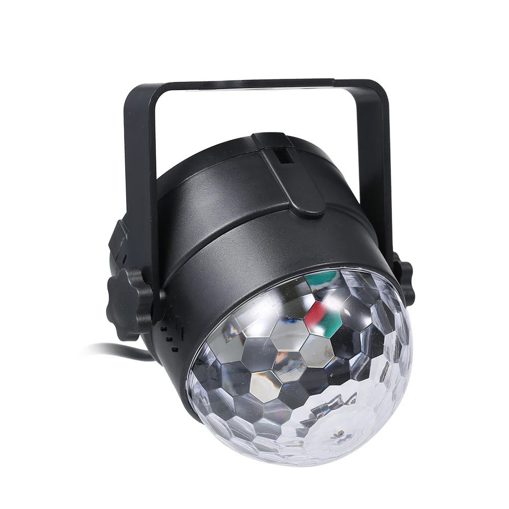 3W RGB диско-светильник с дистанционным управлением Мини СВЕТОДИОДНЫЙ Магический шар лампа сценический светильник вечерние светильник s для дискотеки KTV бар домашние Вечерние