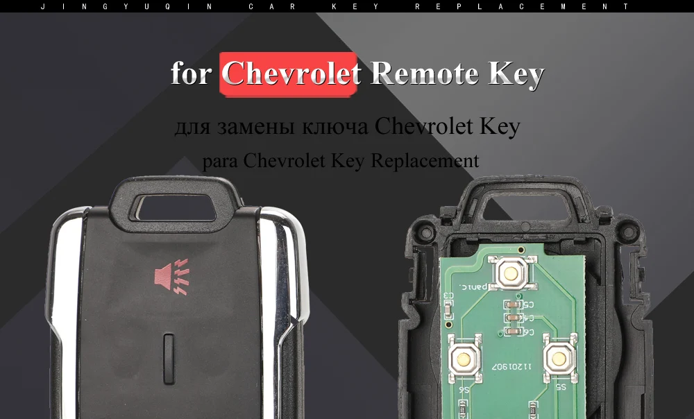 Jingyuqin 3BTN дистанционный брелок для Chevrolet Silverado Colorado- для GMC M3N32337100 13577770 Автомобильный ключ 315 МГц