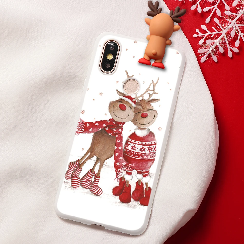 Веселый Рождественский олень с принтом, мягкий из ТПУ чехол для Xiaomi Redmi Mi Note iPhone 7 6 Plus 5 iPad Pro A1 5X 6X CC9e CC9 8 9 A2 Lite SE Explorer S2 Y2 чехол - Цвет: Klbd-sd2lu