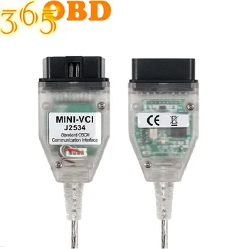 

MINI VCI for TOYOTA TIS Techstream V14.30.023 minivci FTDI for J2534 OBD OBD2 Car Diagnostic cable MINI-VCI Cable Free shipping