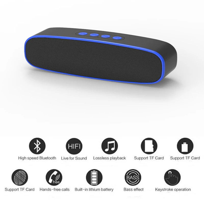 Компьютерный динамик открытый высокой громкости беспроводной Bluetooth динамик сабвуфер высокой мощности аудио многофункциональный спикер CC195