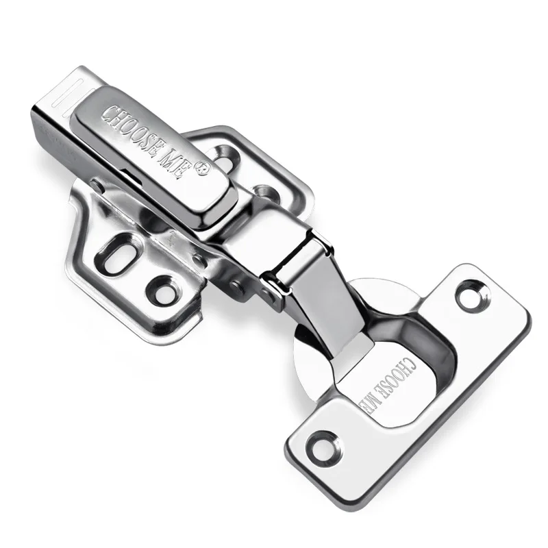 Hydraulic Silent 304 Stainless Steel Hinges Cabinet Wardrobe Door Large Curved Fixed Damping Shoe Soft Close Hinge | Обустройство