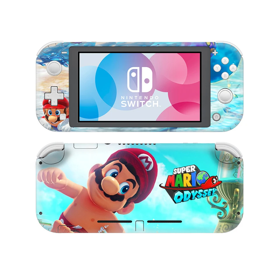 Rend Switch Lite супер наклейки с изображением Марио протектор кожи для nintendo Switch Lite консоль и контроллер наклейка аксессуары