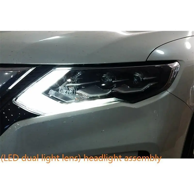 Number 4 Luces Neblineros Para Auto Assessoires, автомобильные фары в сборе, Светодиодные Автомобильные фары 17 для Nissan X-TRAIL - Цвет: Number 4