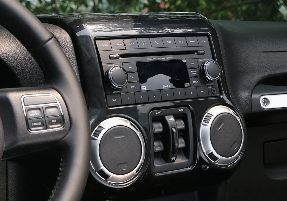 BAWA центральной приборной панели центр приборной панели наклейки для Jeep Wrangler JK 2011- аксессуары для интерьера