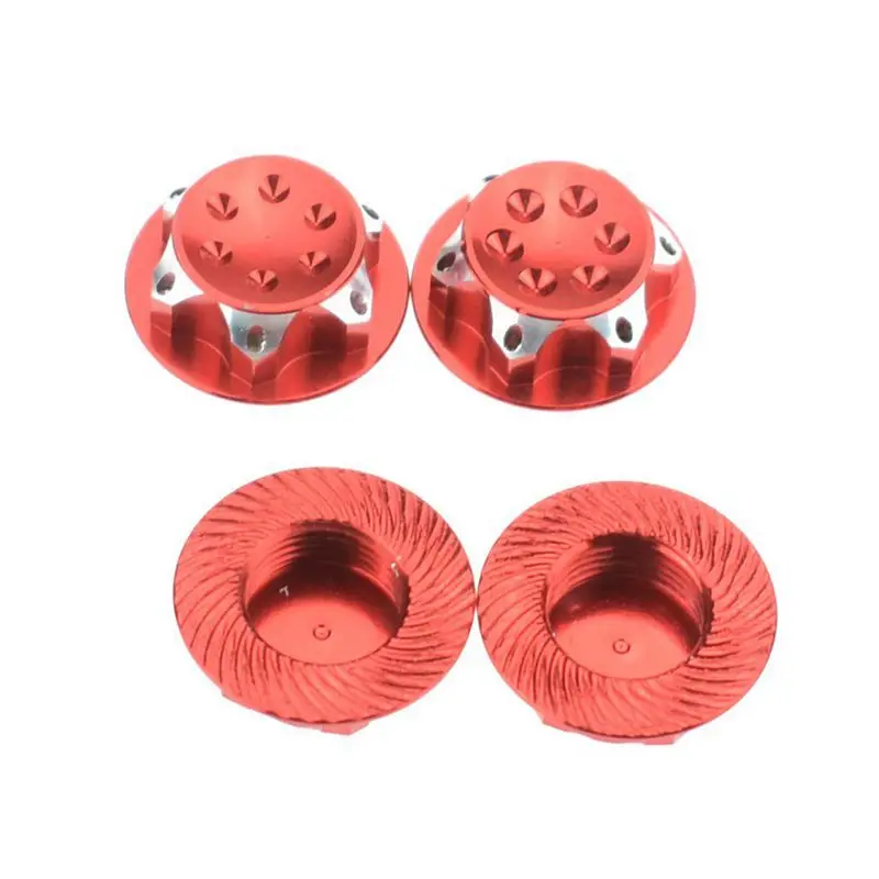 ABKT-4Pcs RC багги 1/8 масштаб 17 мм замок от пыли переходник для гаек для RC внедорожника Redcat LOSI Team-C колеса и диски гайка