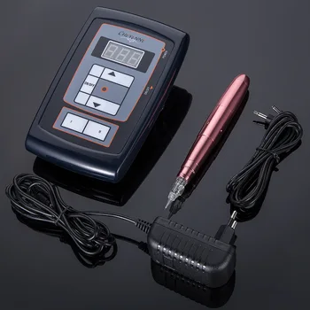 

Permanent Makeup Eyebrow Lips Tattoo Machine Kit, Easy Click Agulhas Rotary Swiss Motor Tattoo Machine + Foot Switch + 5 Needle