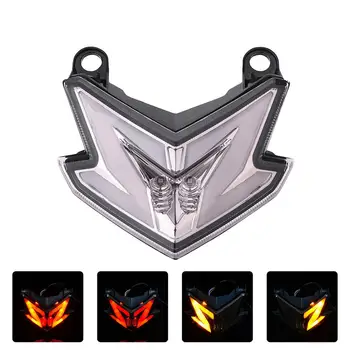

LED Motorcycle Tail Light Integrated Turn Signal Brake Lamp Brake Stop Light for Kawasaki Z800 ZX6R 636 Z125 PRO 2013-2018