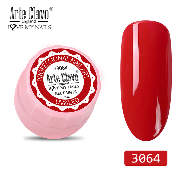Clavo 5ML Painting Gel Nail Polish 72 Colors Gel Varnish Set For Manicure Top Base Coat Hybird Design of Nail Art Lacquer