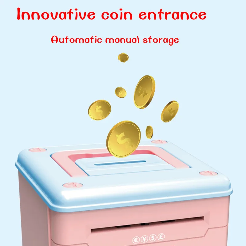 Детский мультяшный резервуар для хранения ATM пароль коробка автоматическая машина для зарядки денег развивающие игрушки