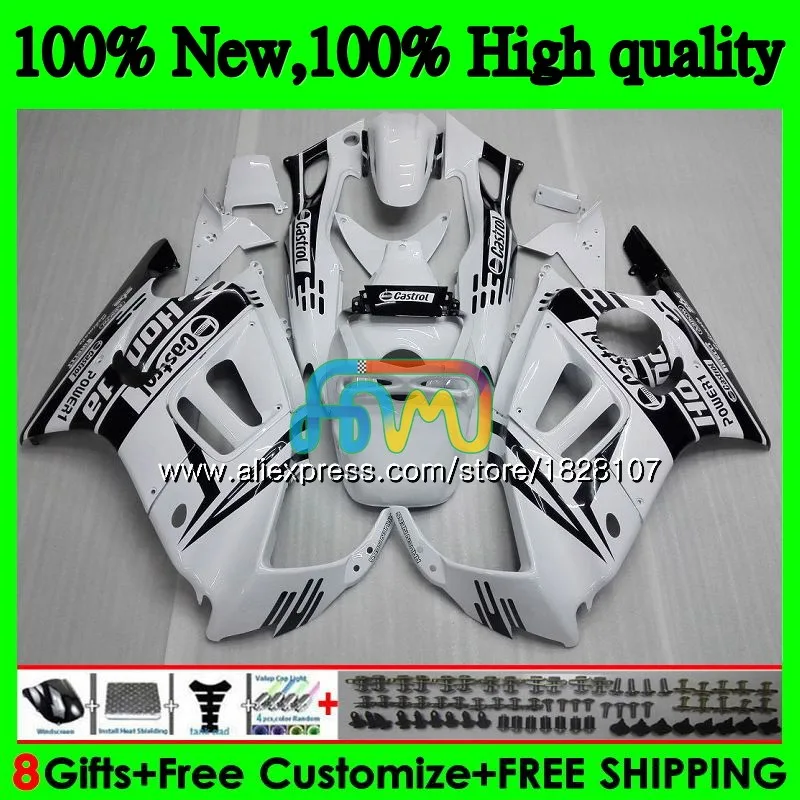 CBR600F3 комплект для HONDA CBR 600F3 600 FS F3 95 96 1997 1998 3BS. 134 CBR600FS CBR600 белого и черного цвета F3 1995 1996 97 98 обтекатель бака - Цвет: No. 1
